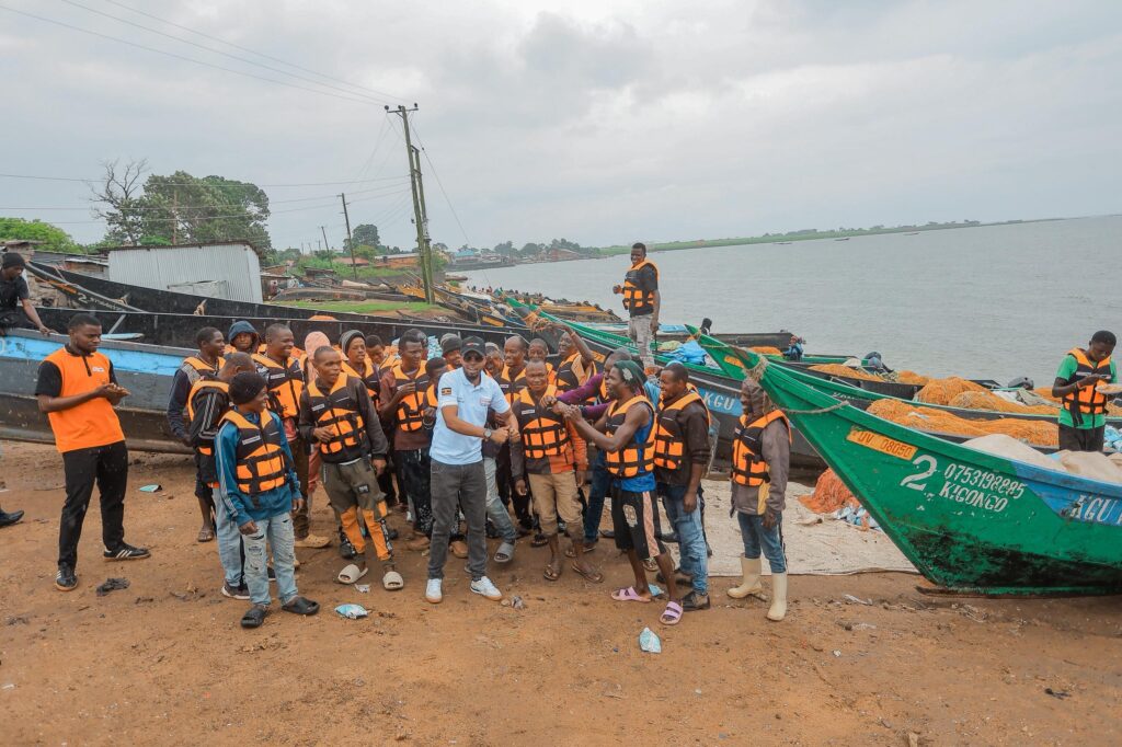 FORTEBET ‘RESCUES’ ENTEBBE FISHERMEN’S LIVE WITH LIFE-JACKETS